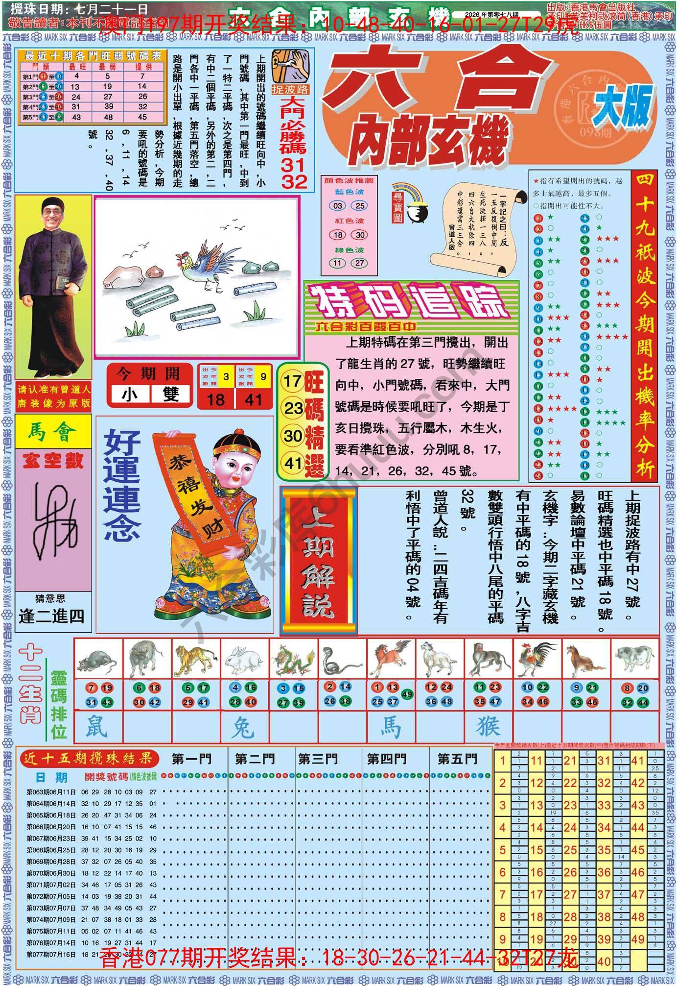 六合内部玄机