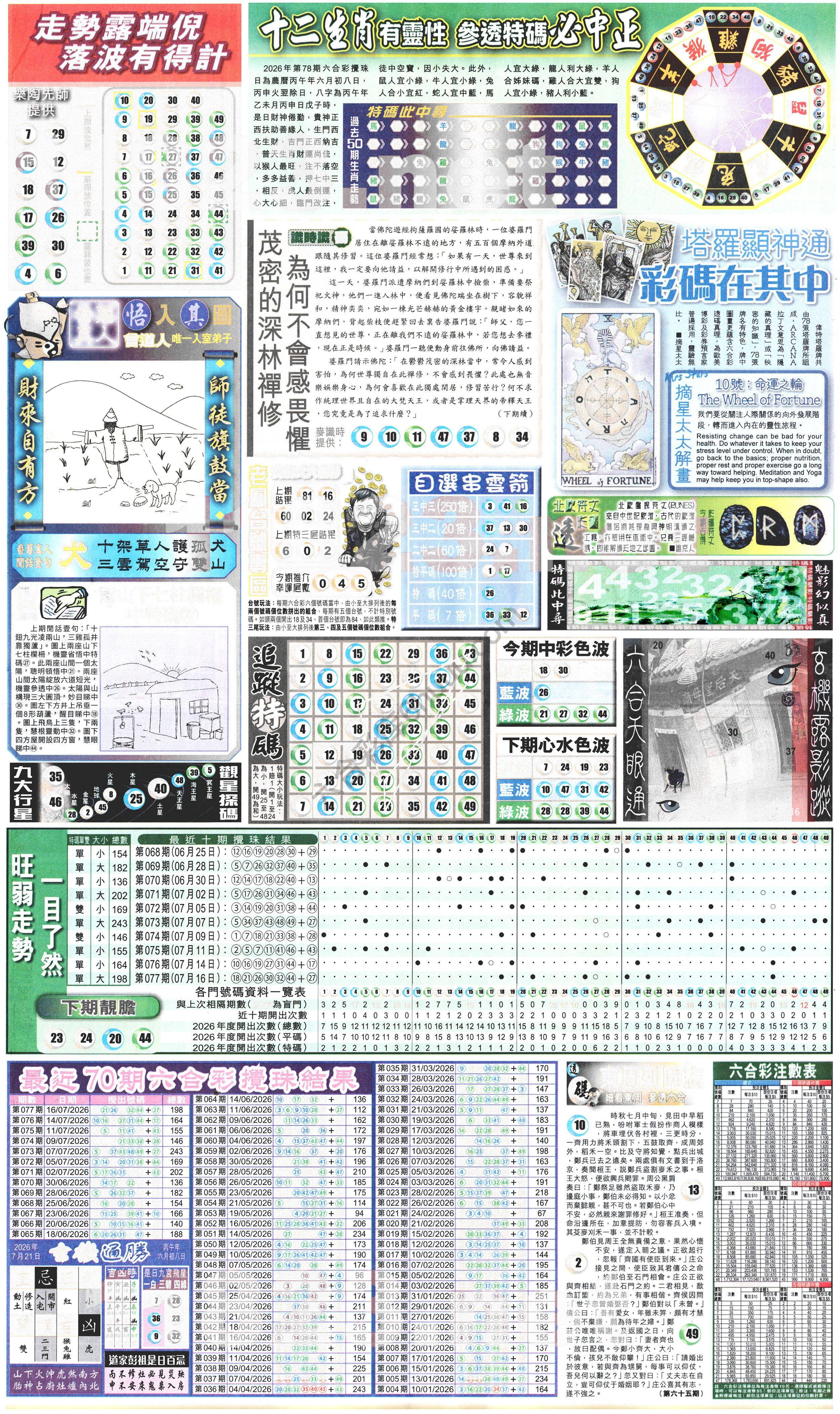 新报六合彩玄机