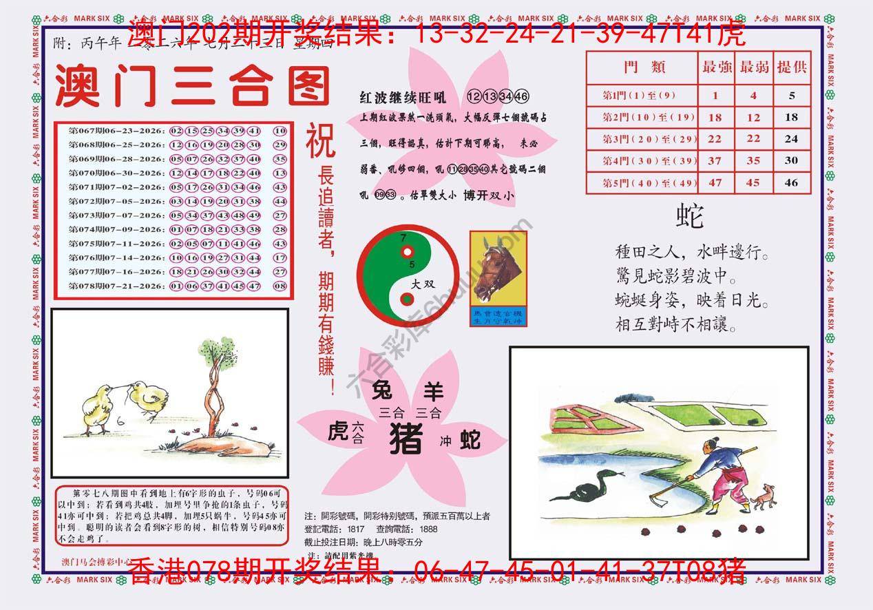 澳门三合图