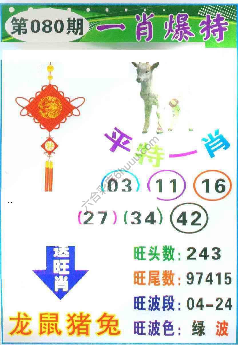 一肖爆特（新版）
