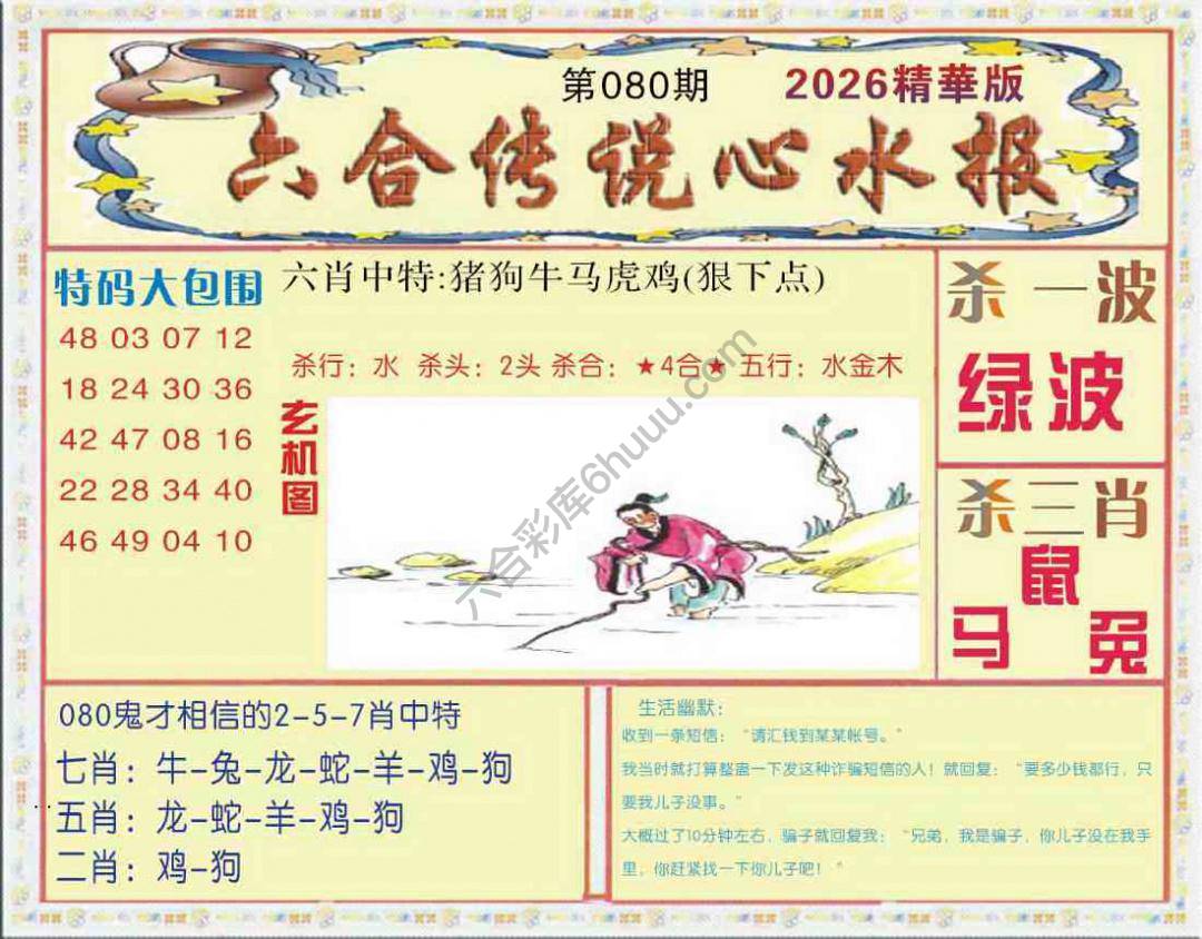 六合传说心水报