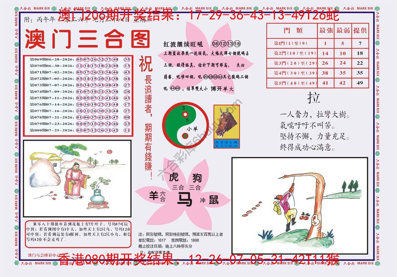 澳门三合图