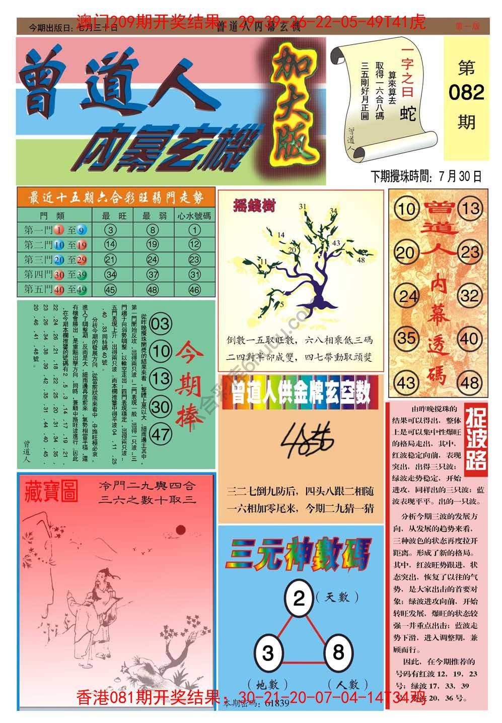 曾道人内幕玄机（加大版）