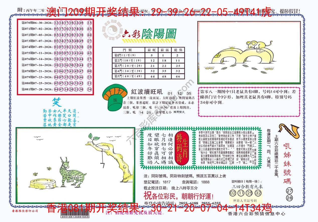 六彩阴阳图