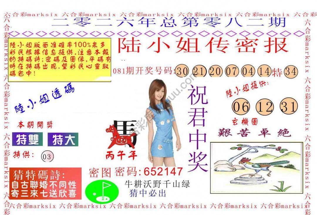 陆小姐传密