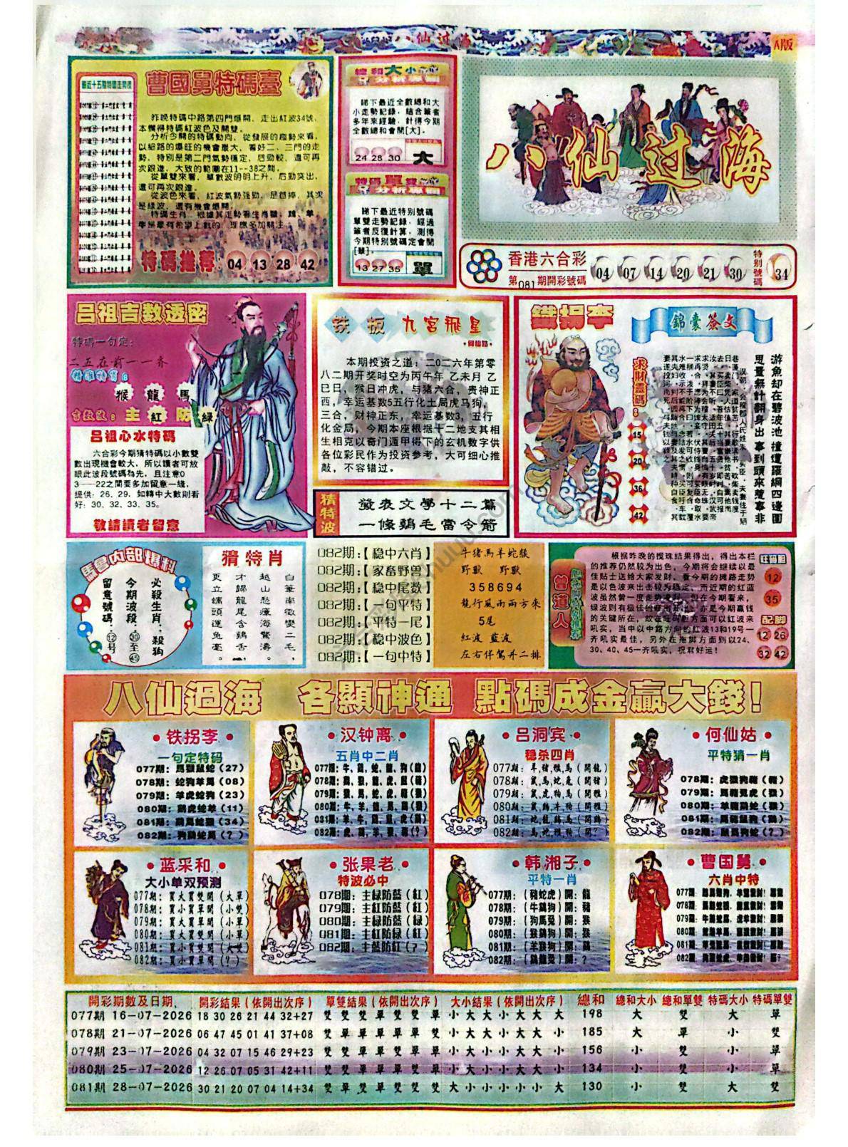 八仙过海各显神通