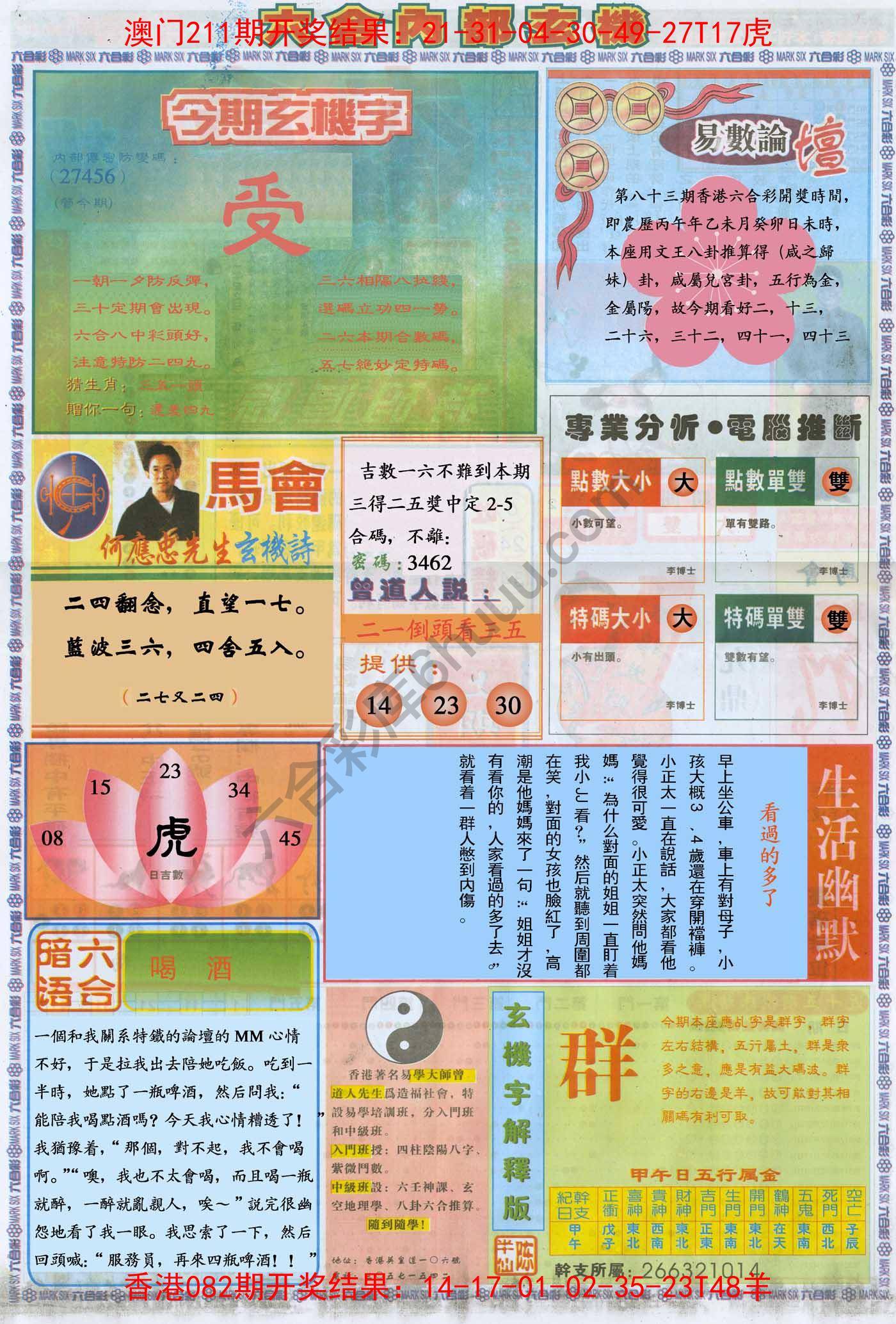 六合内部玄机
