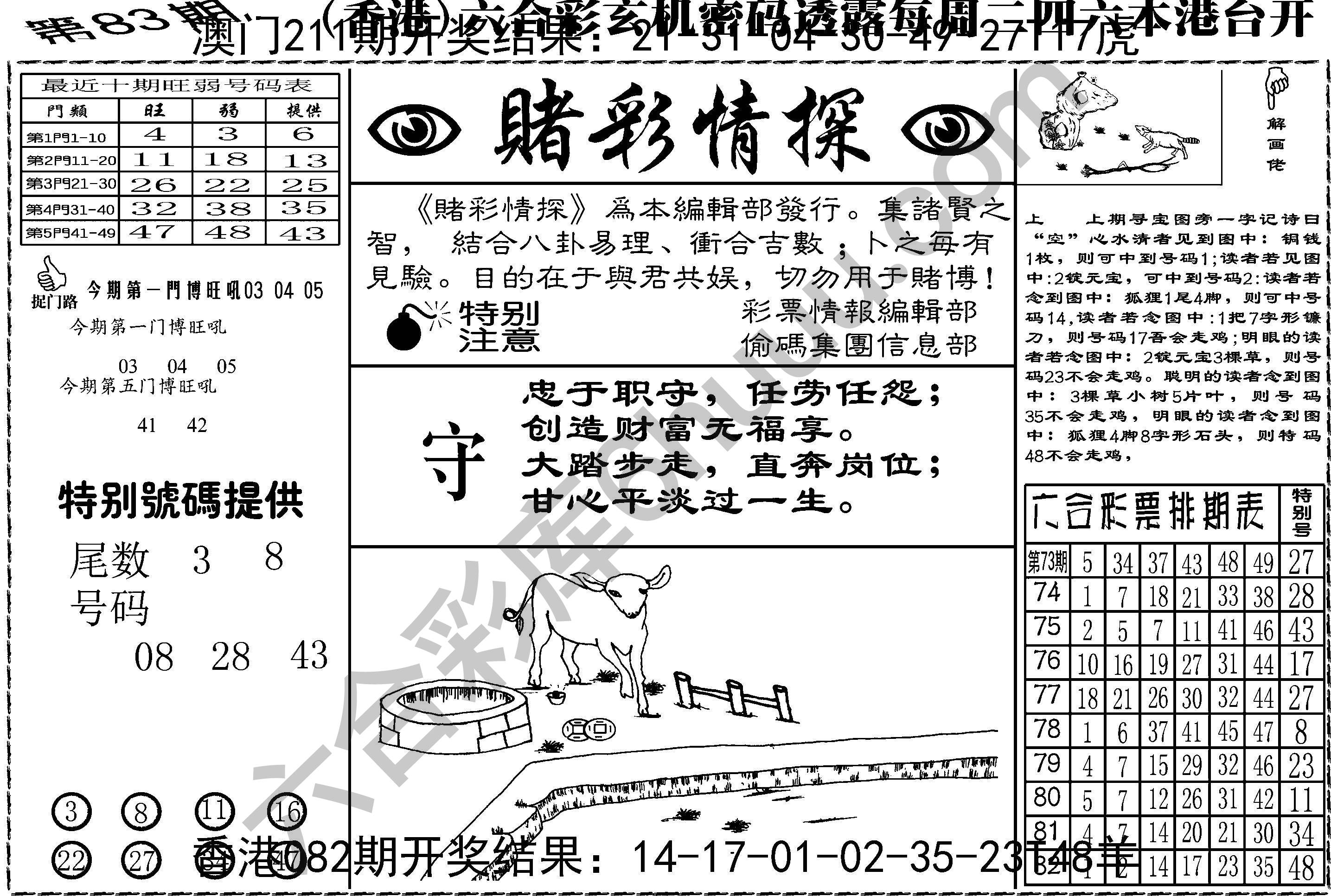 赌彩情探