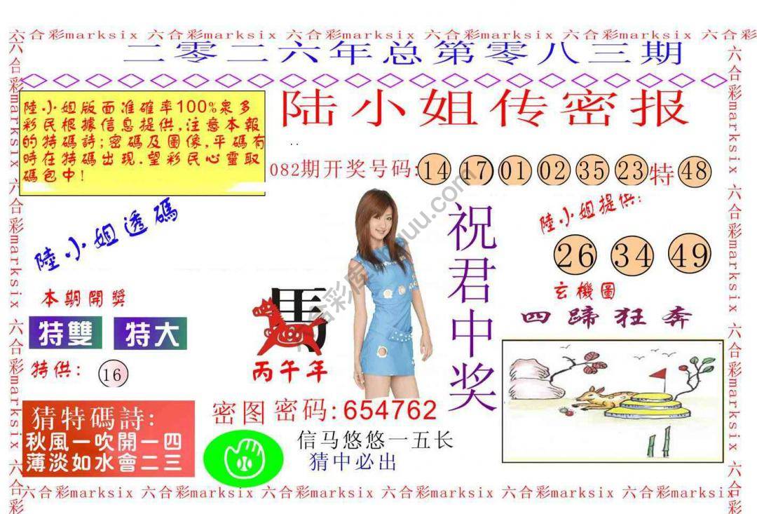 陆小姐传密