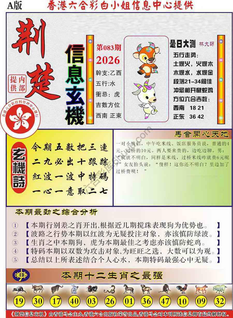 荆楚信息玄机