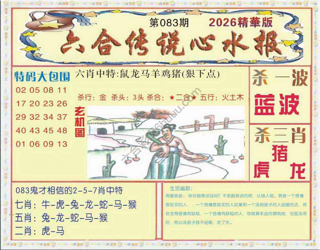 六合传说心水报