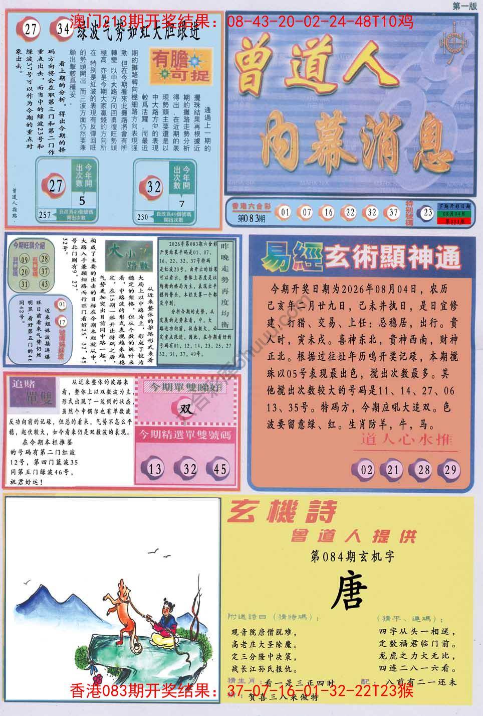 曾道人内幕消息