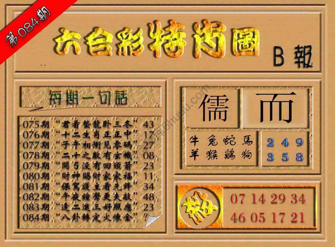 六合彩特肖图