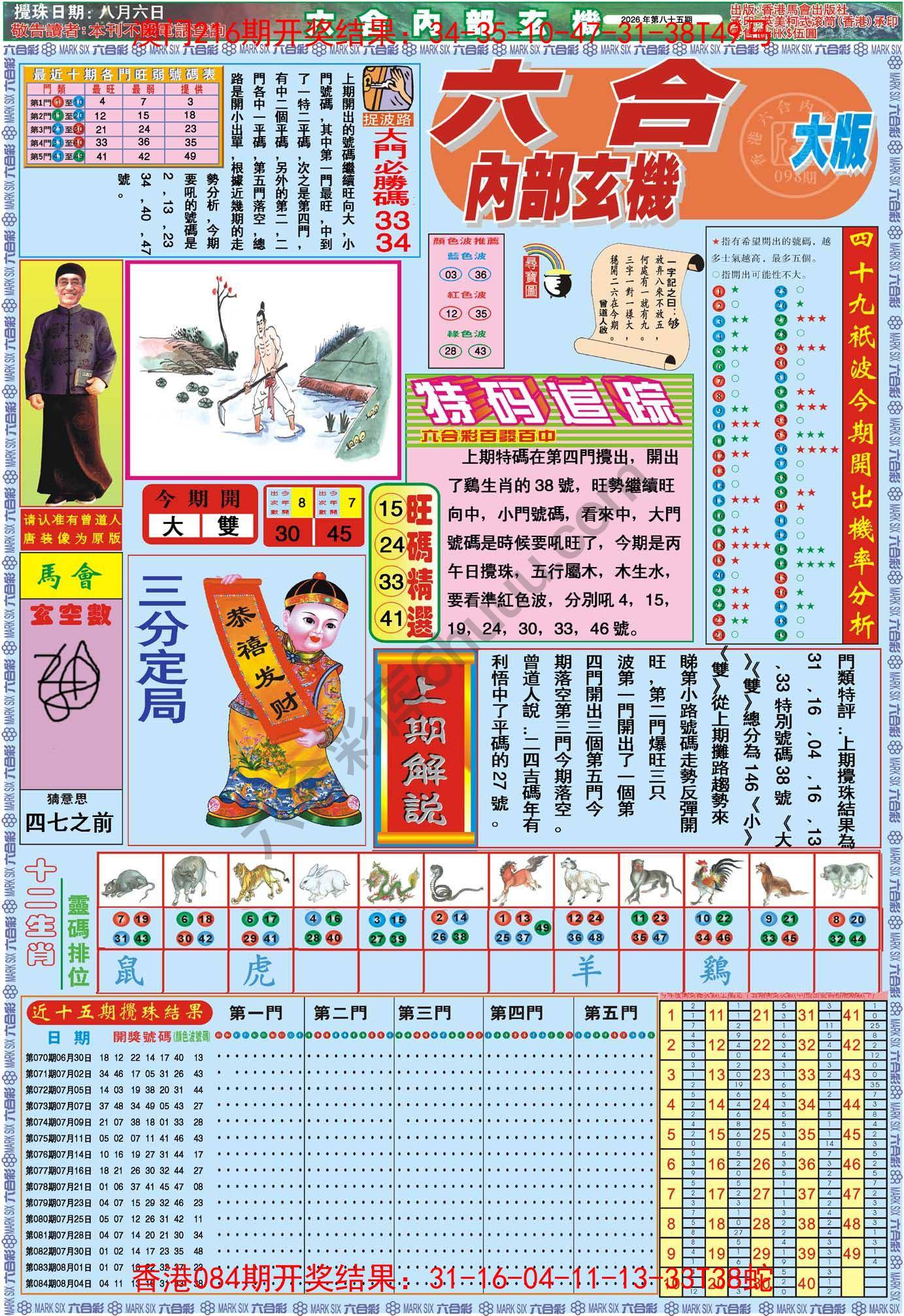 六合内部玄机