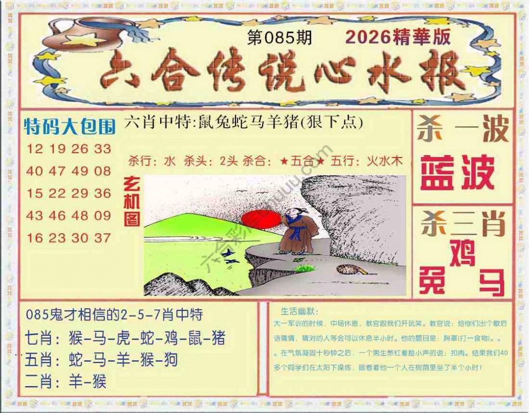 六合传说心水报