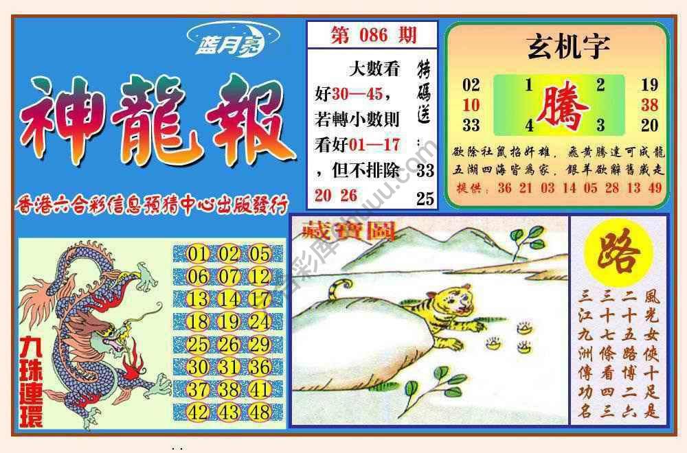 蓝月亮神龙报