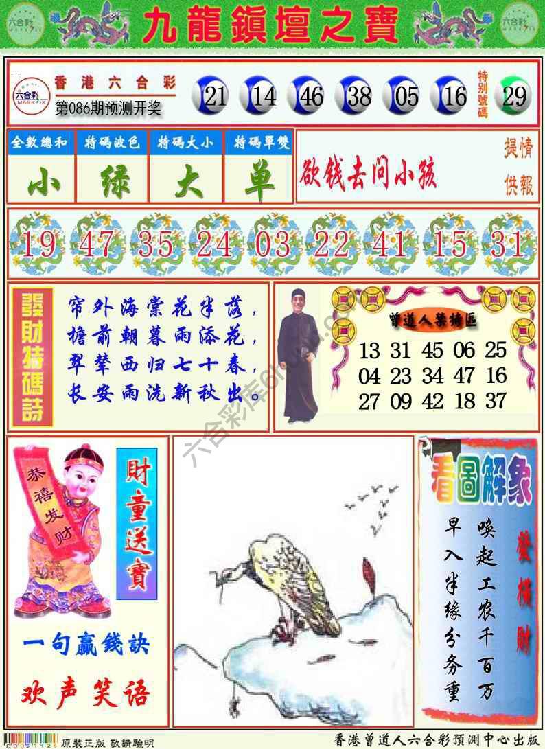 九龙挂牌解特码