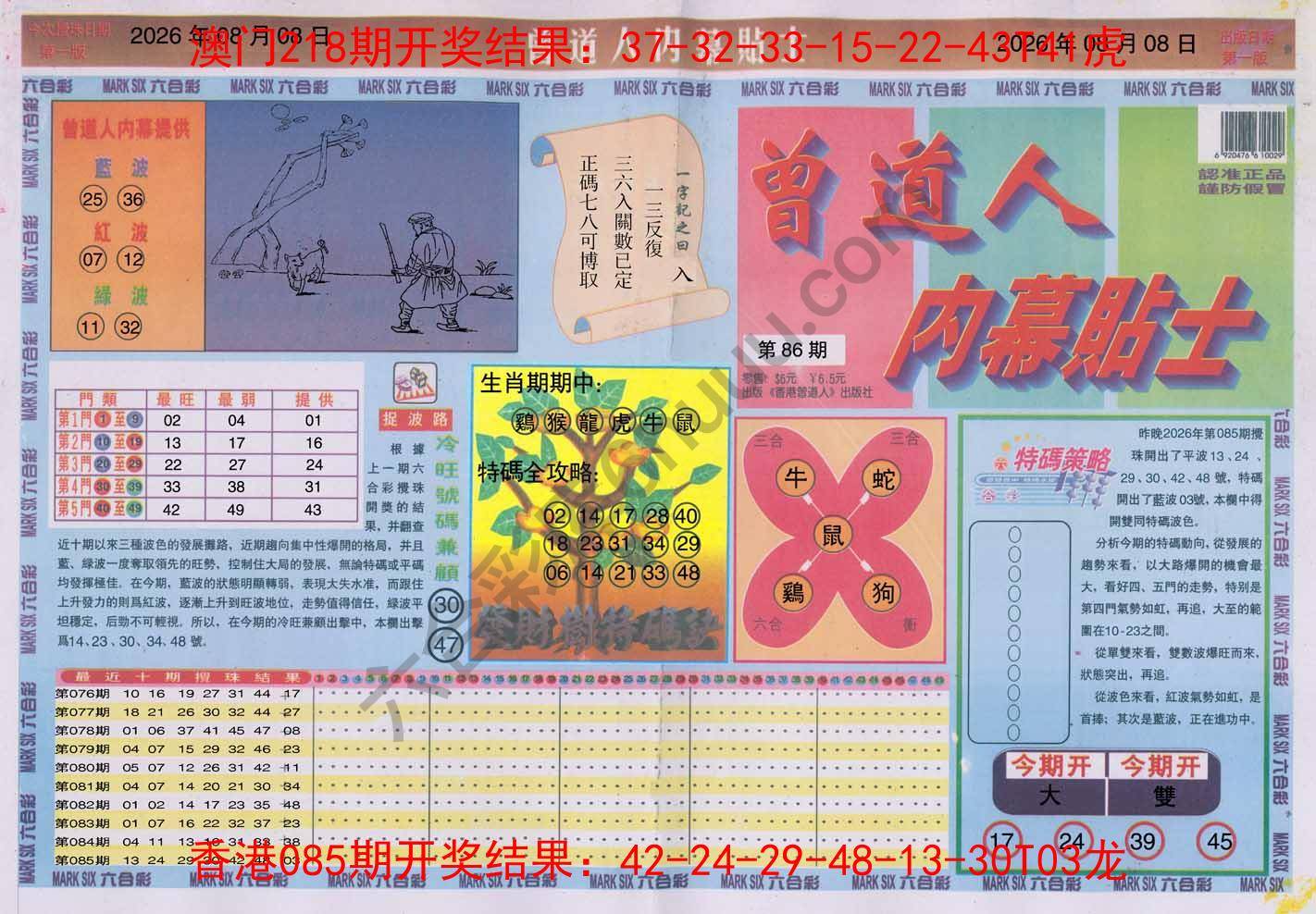 曾道人内幕贴士
