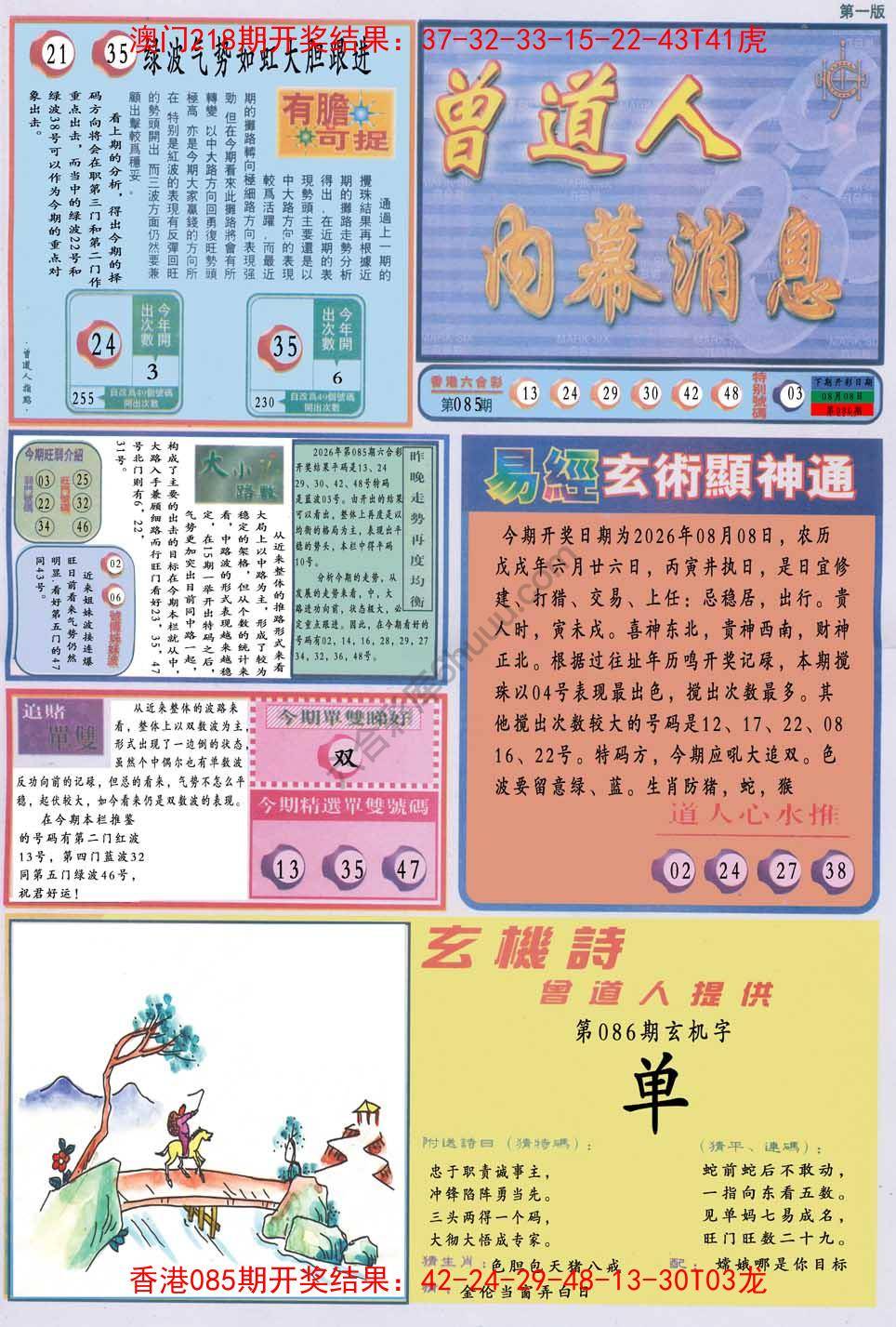 曾道人内幕消息