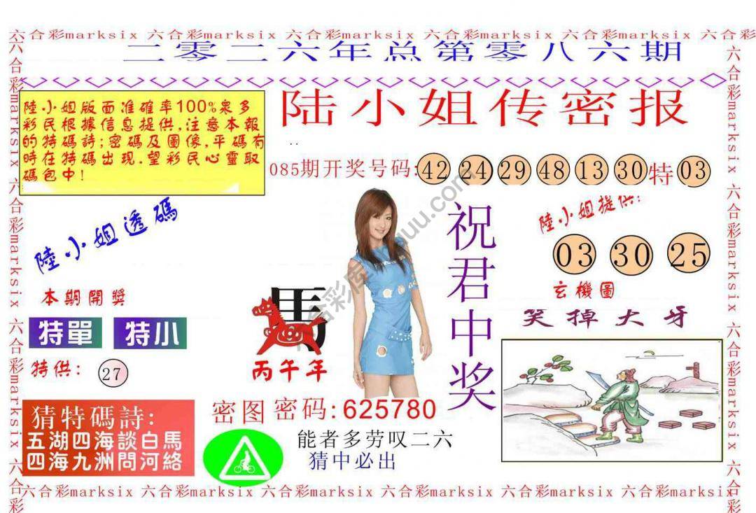 陆小姐传密