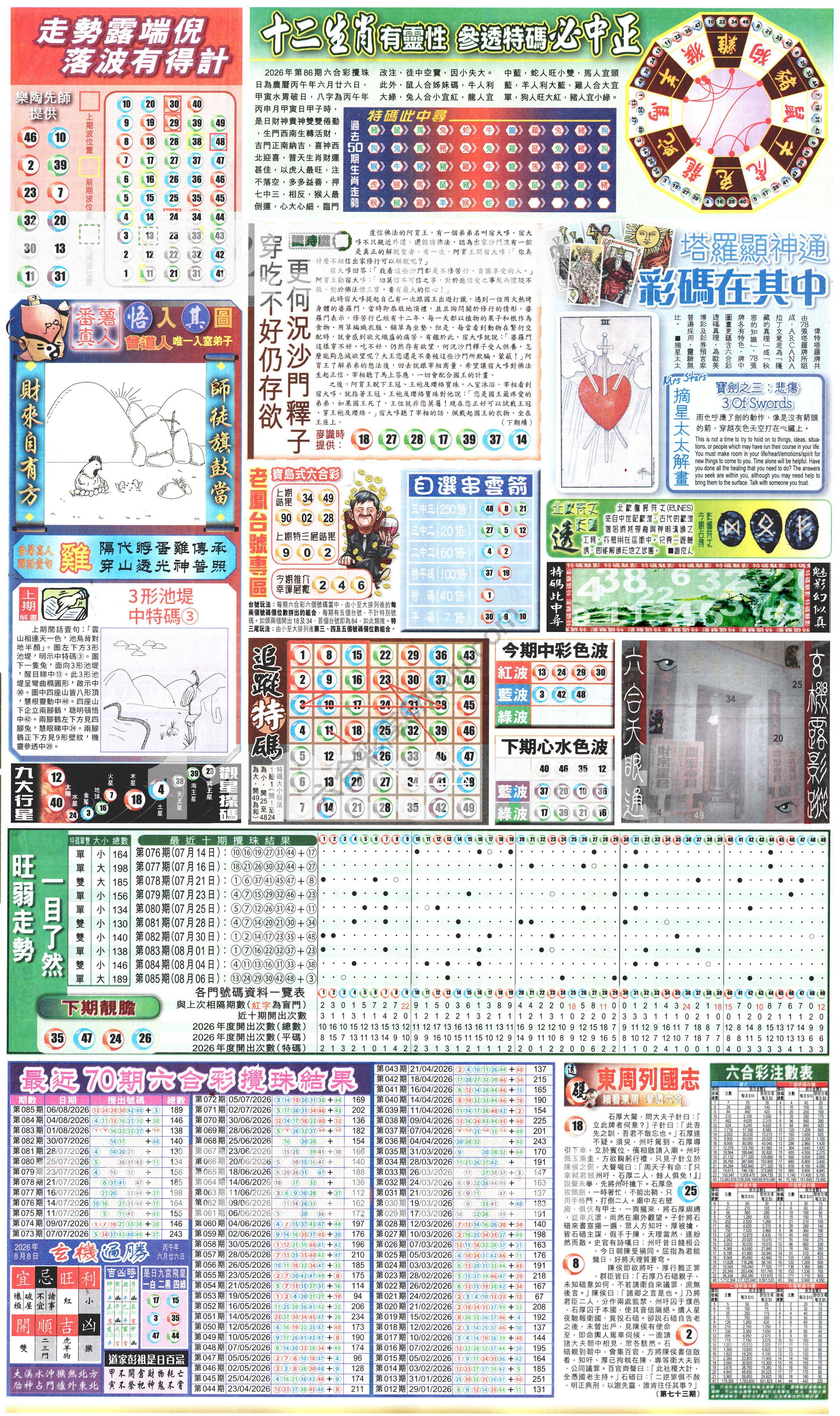 新报六合彩玄机