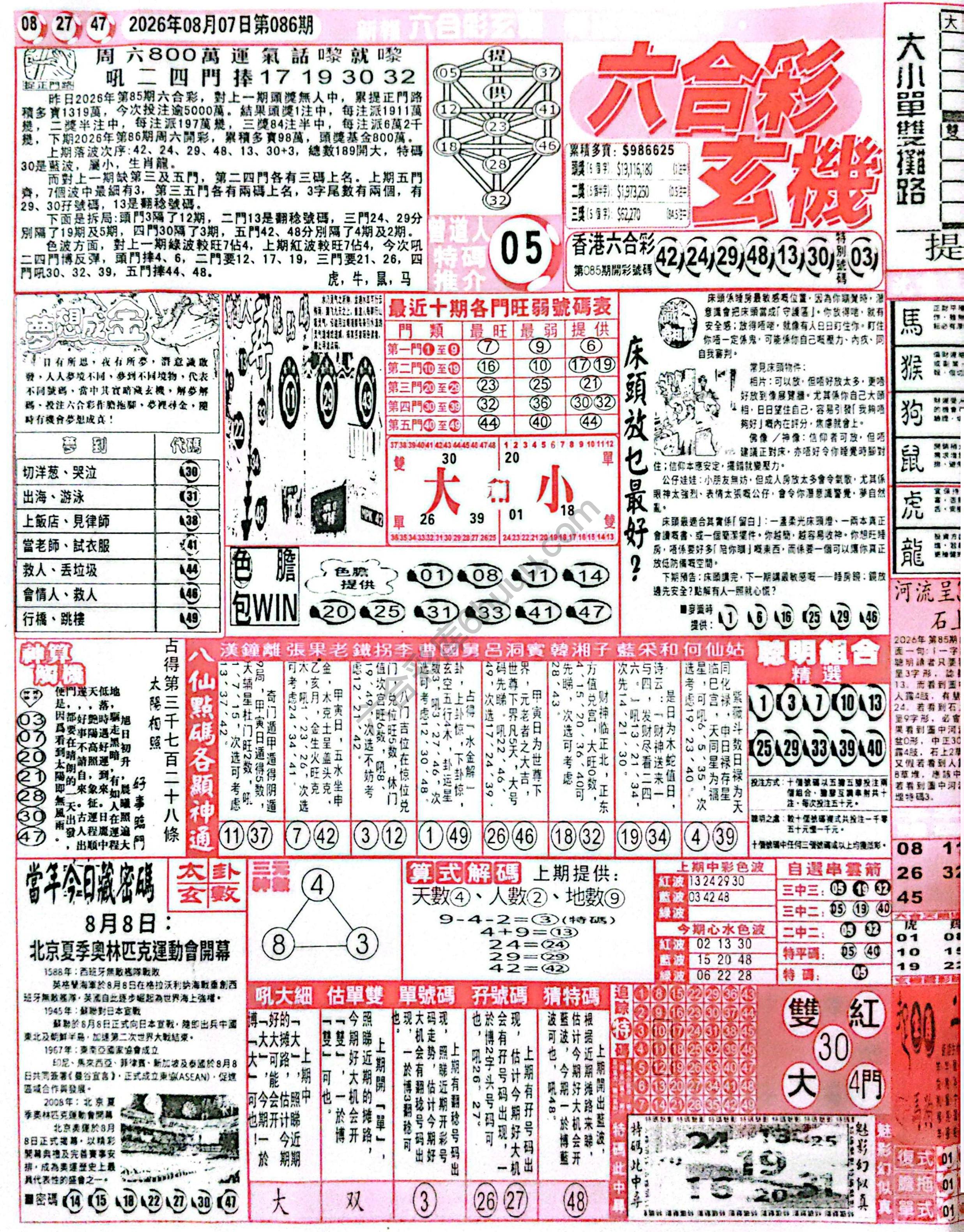 六合彩玄机