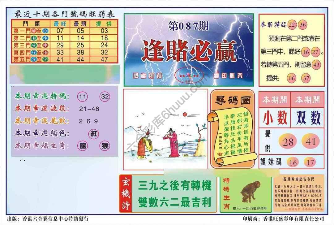 香港逢赌必羸