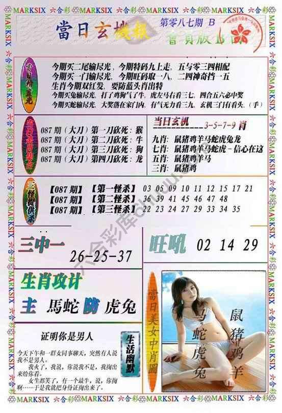当日玄机报