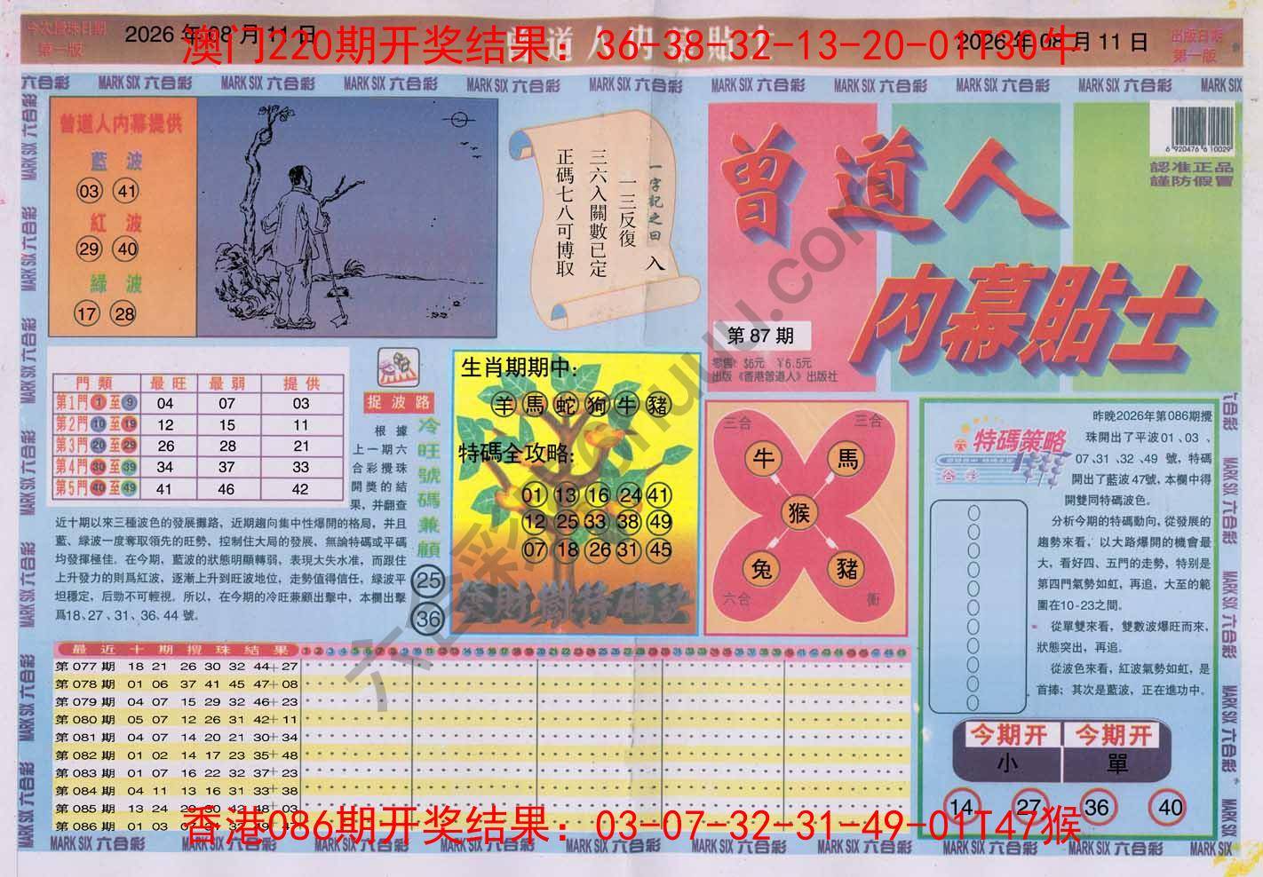 曾道人内幕贴士