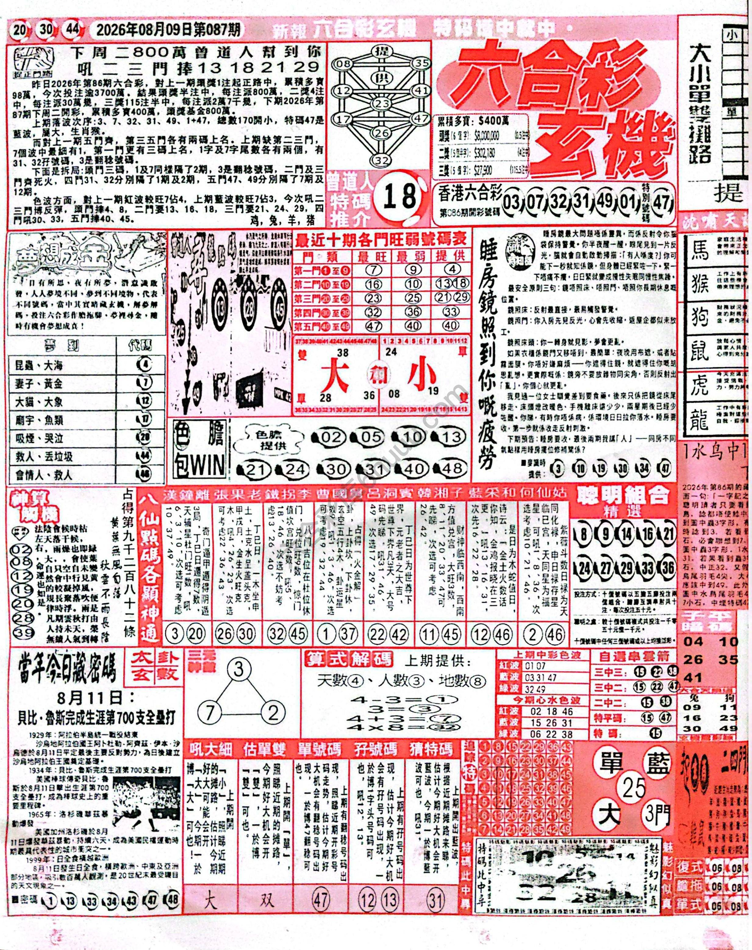 六合彩玄机