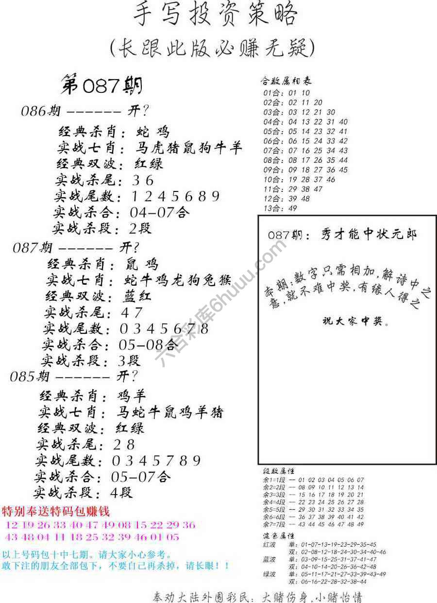 手写投资策略