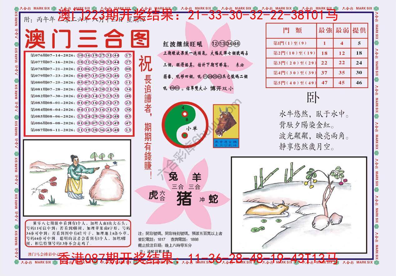 澳门三合图