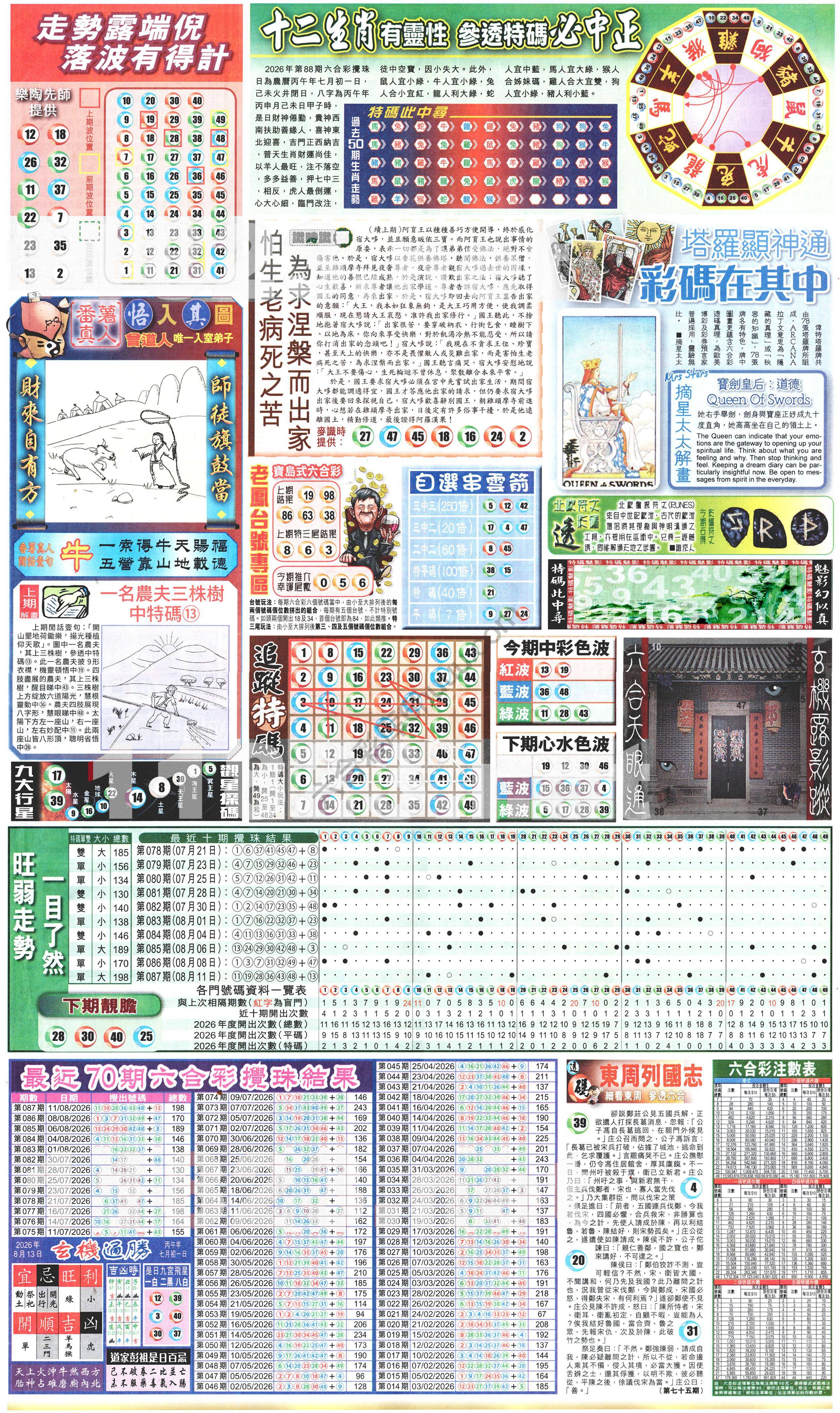 新报六合彩玄机