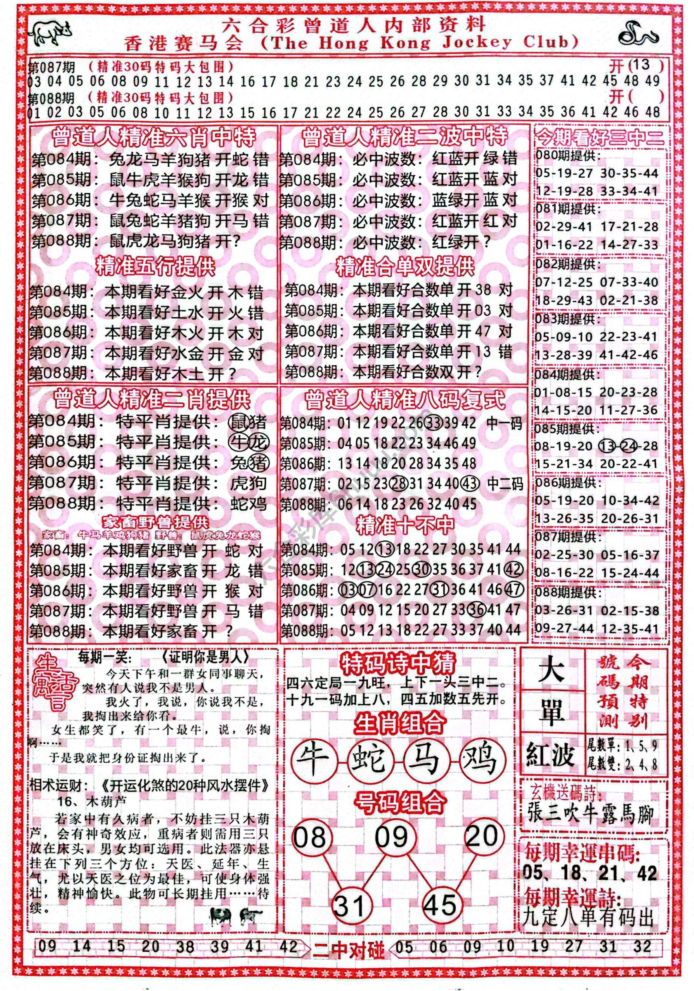 曾道人内部资料
