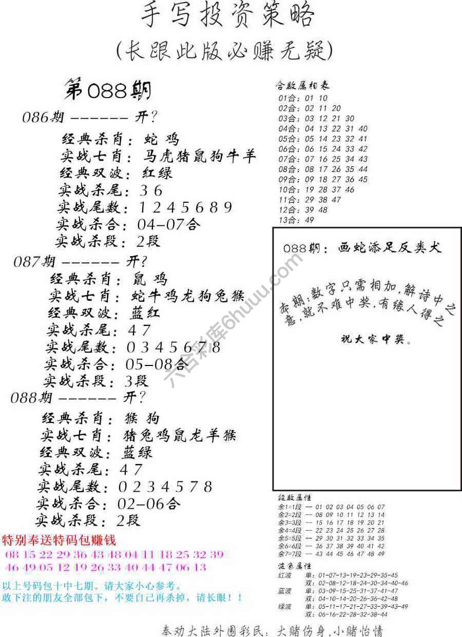 手写投资策略