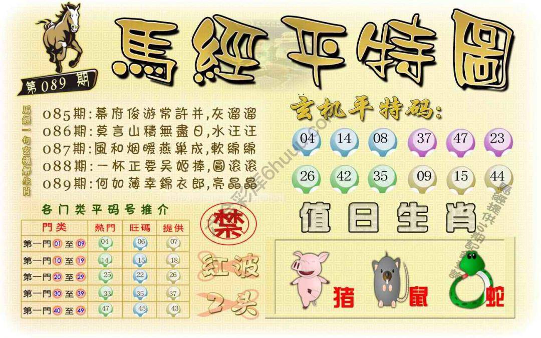 马经平特图