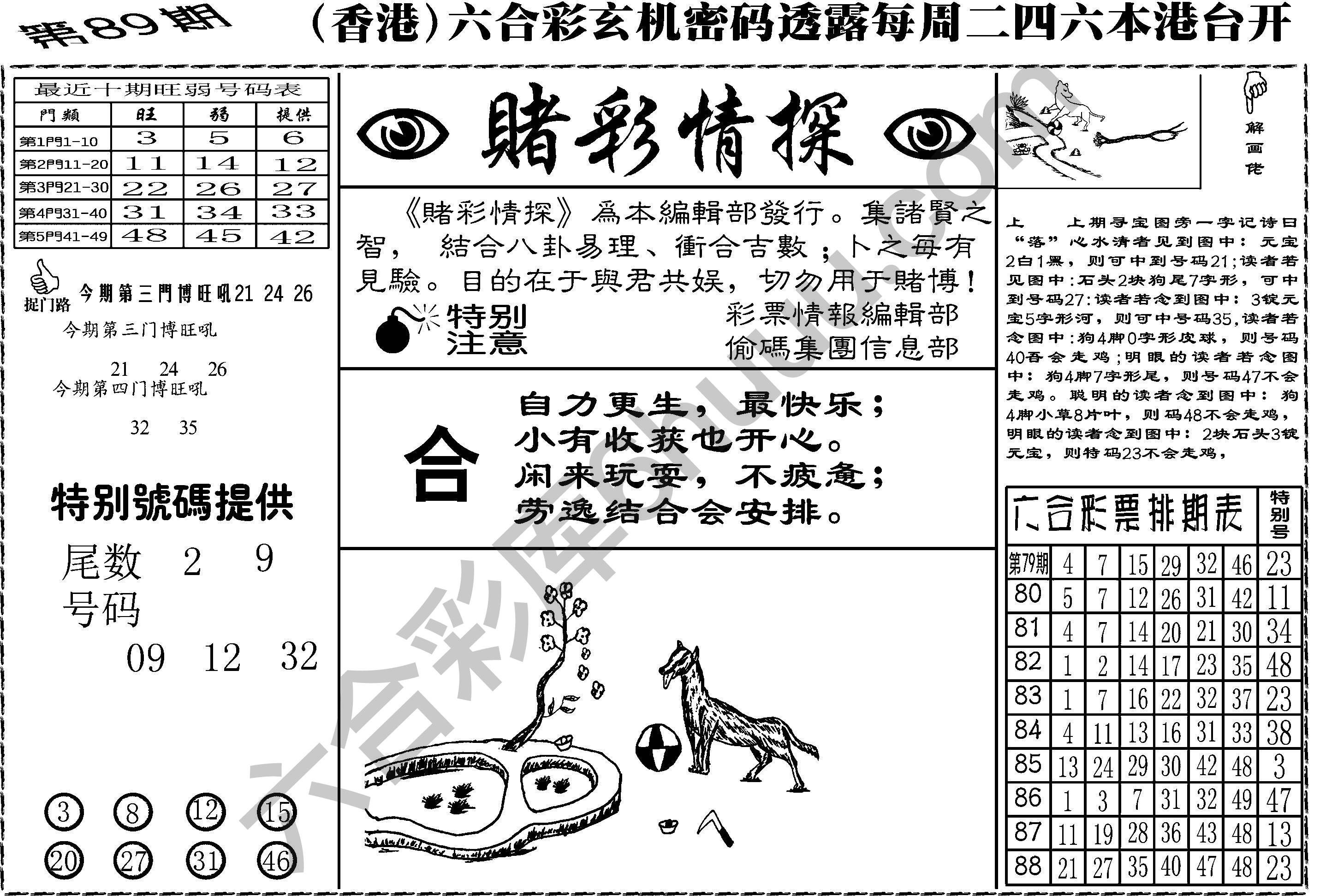 赌彩情探