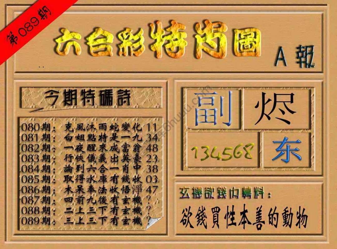 六合彩特肖图