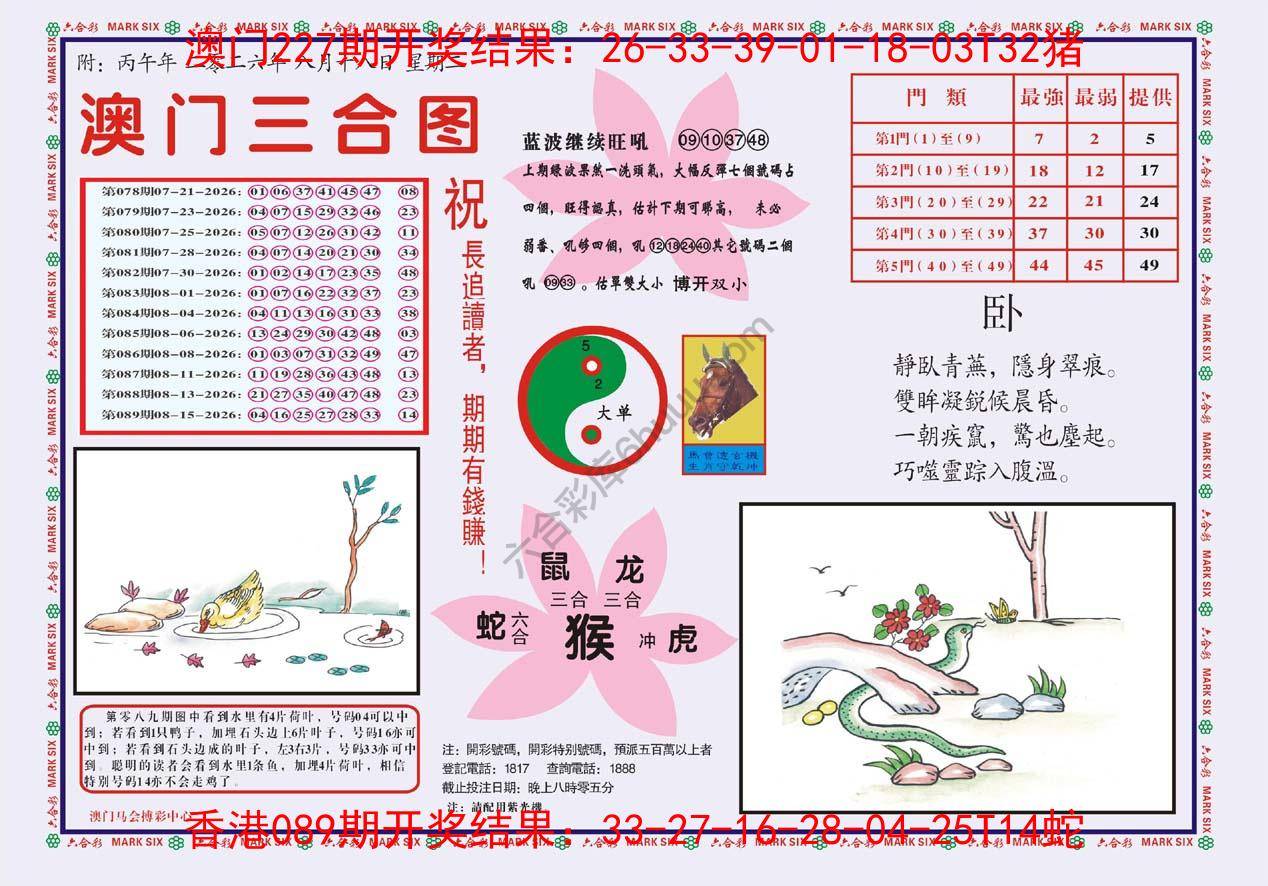 澳门三合图