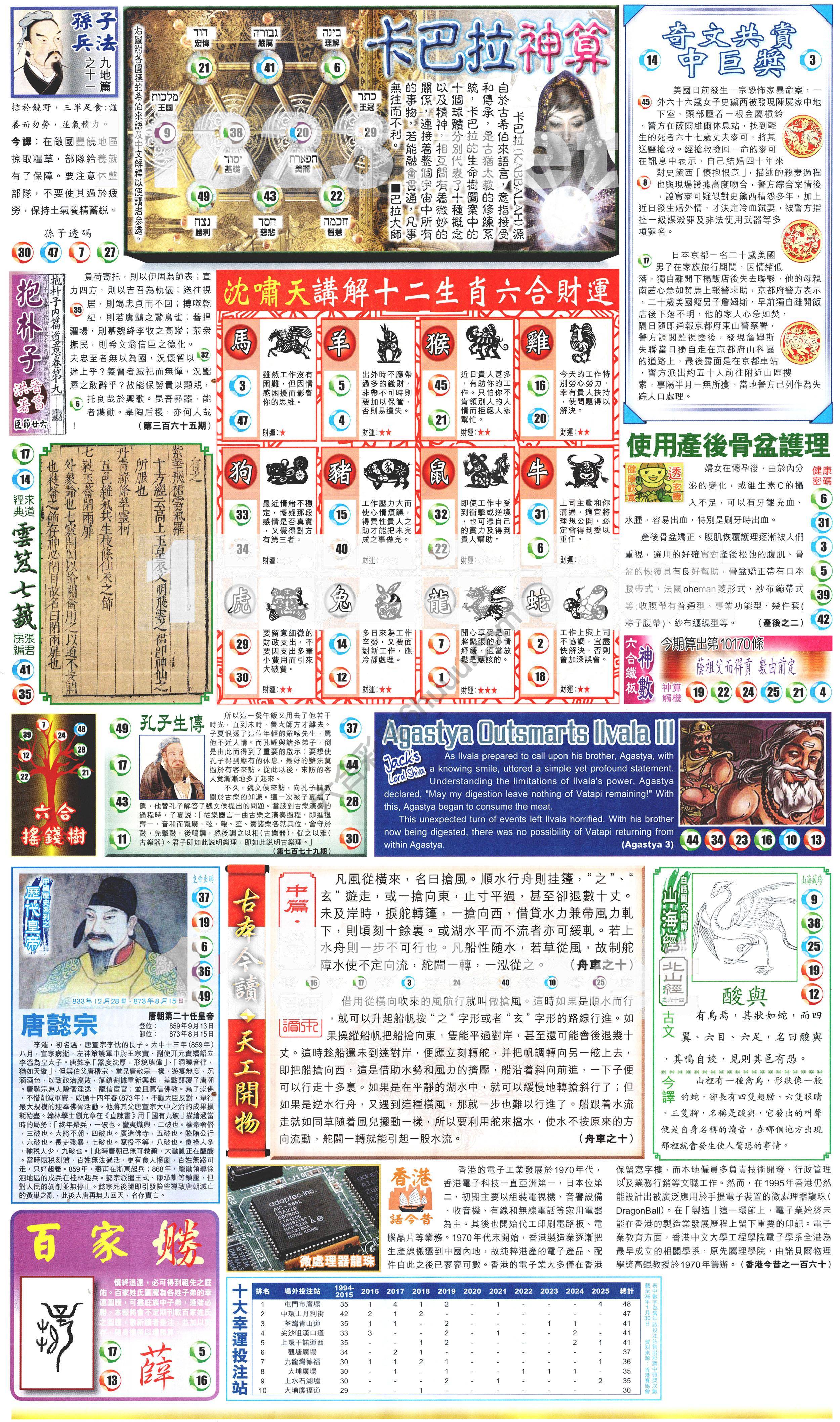新报六合彩玄机
