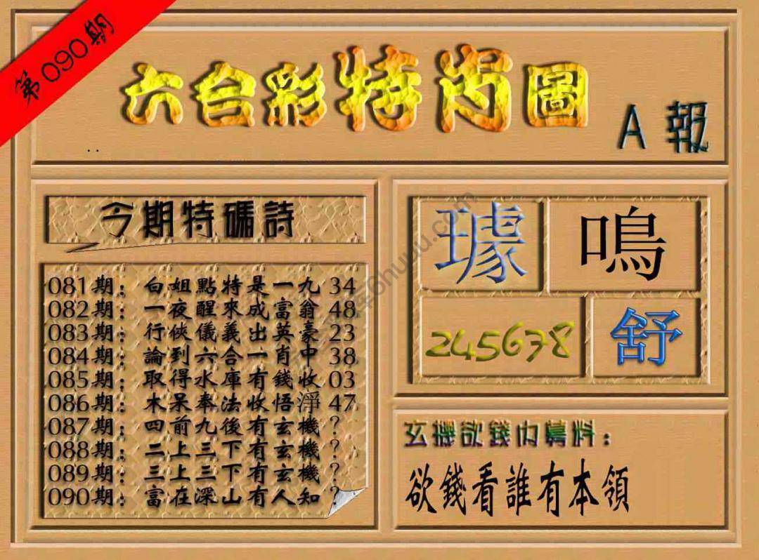 六合彩特肖图