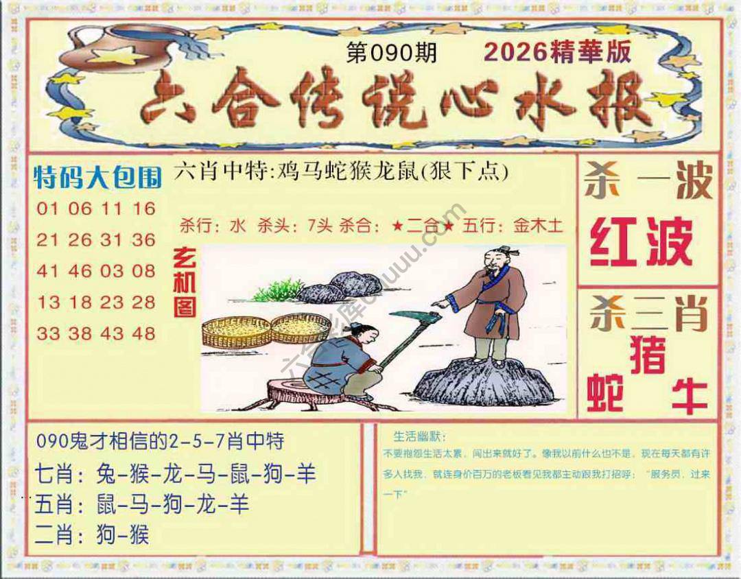 六合传说心水报