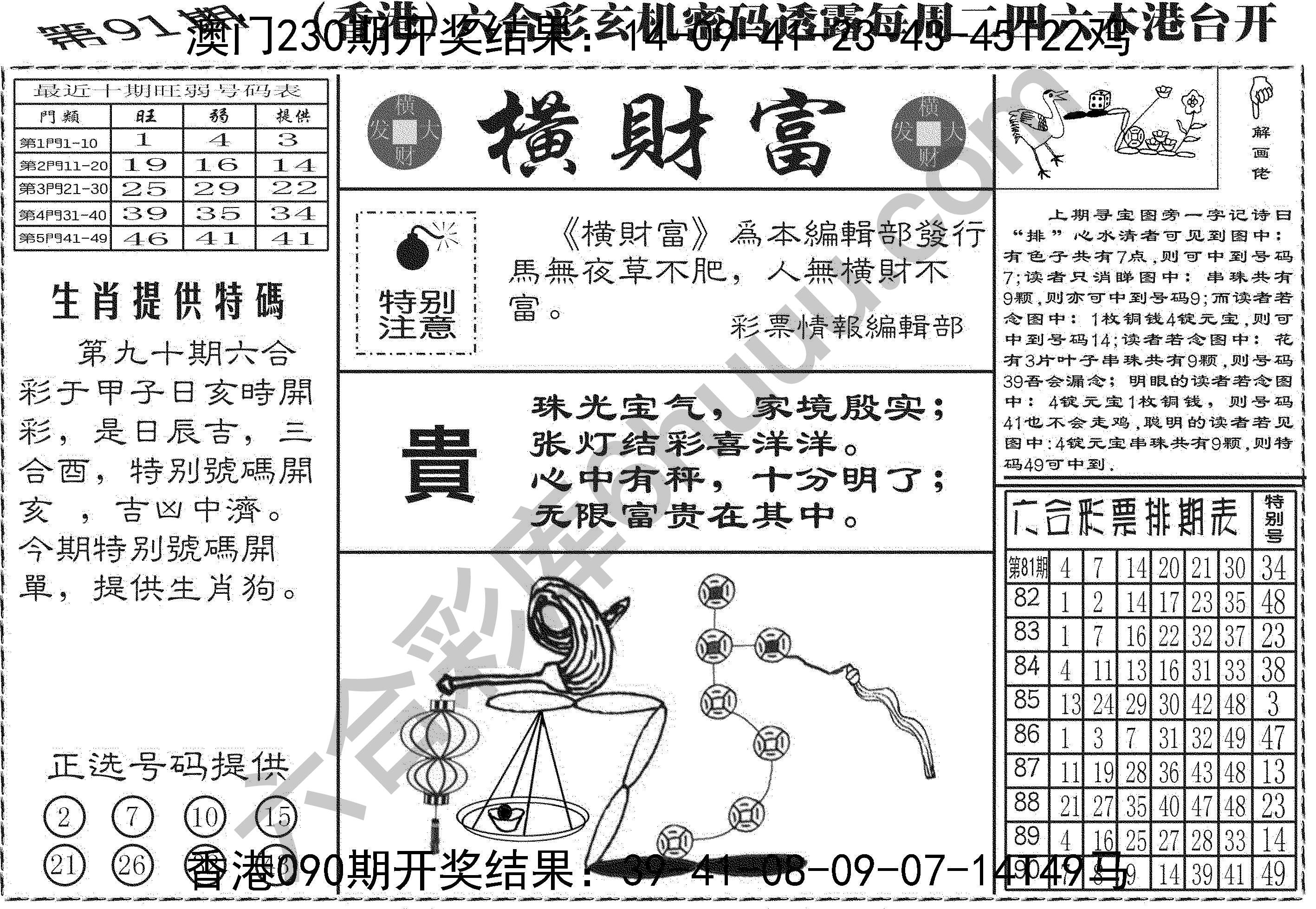横财富