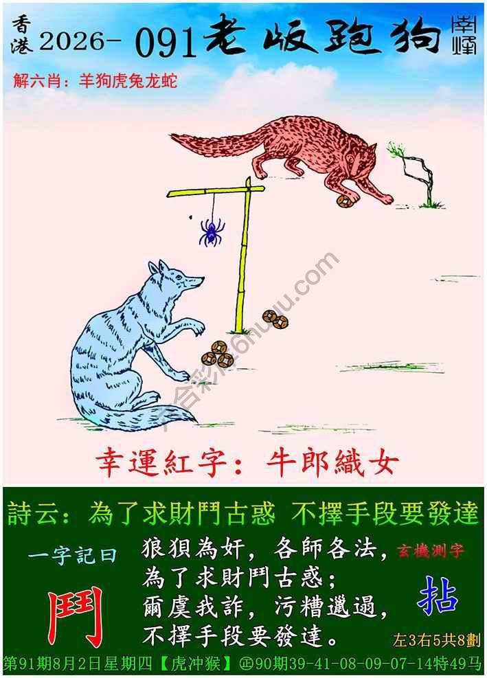 老版跑狗图
