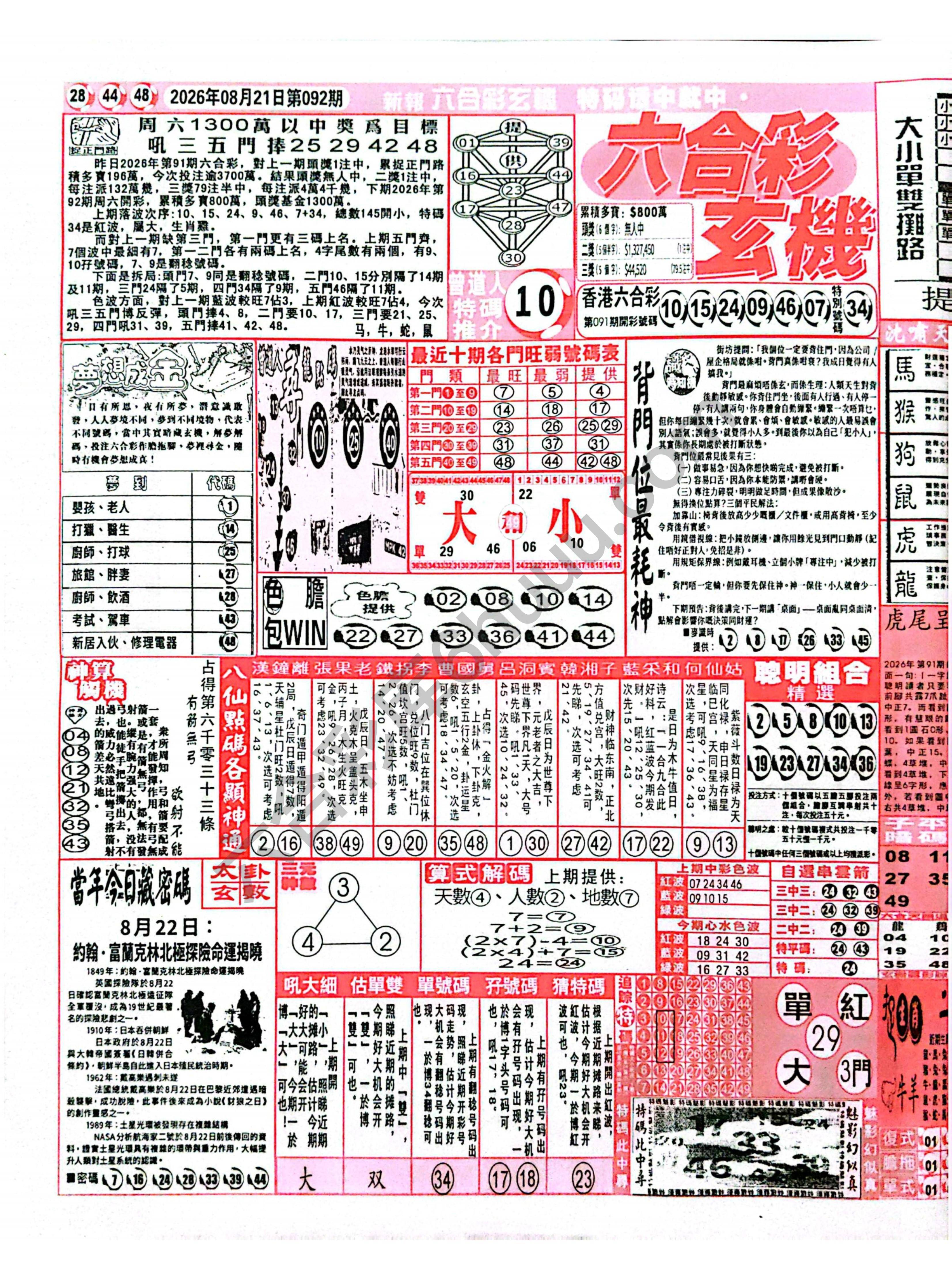 六合彩玄机