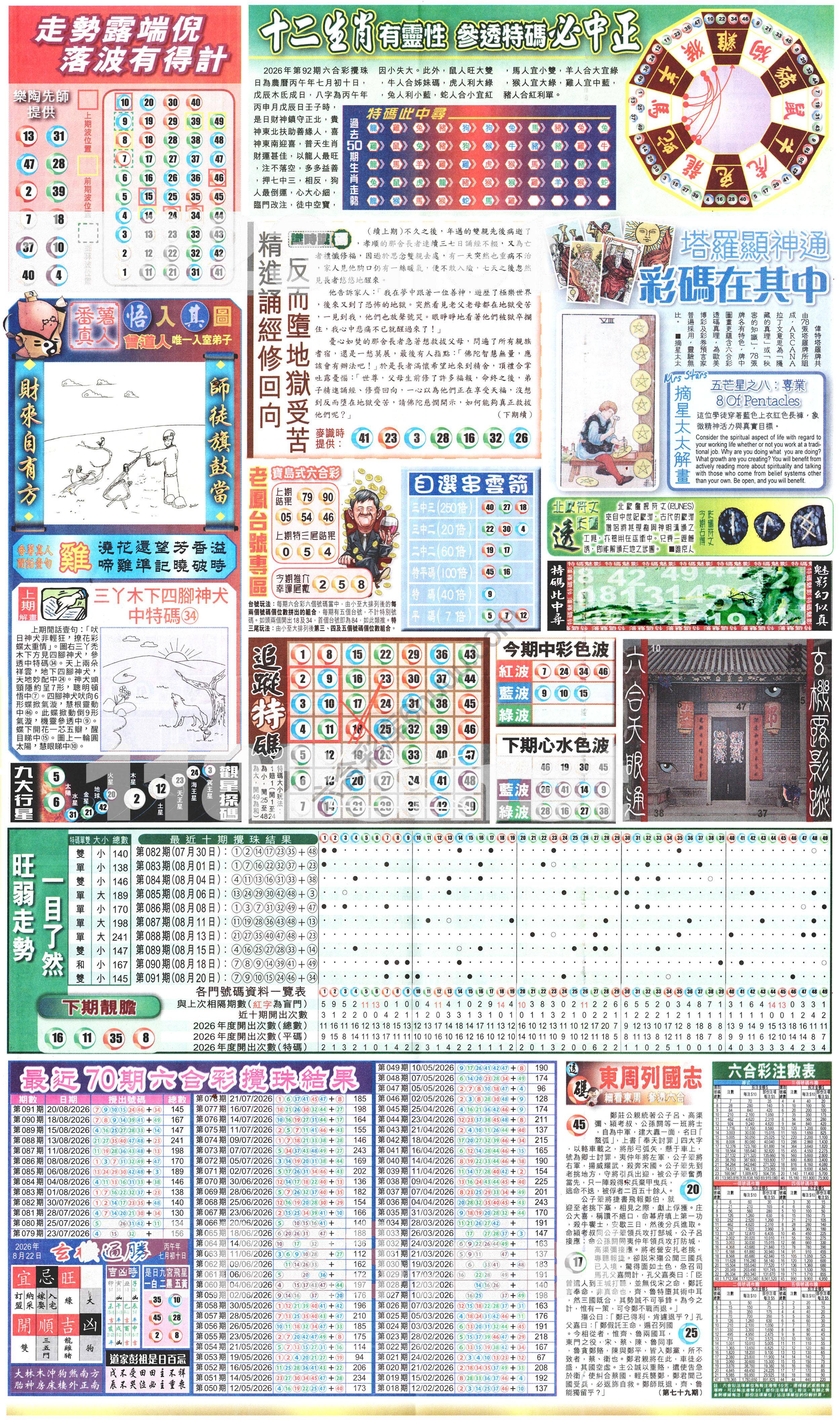 新报六合彩玄机