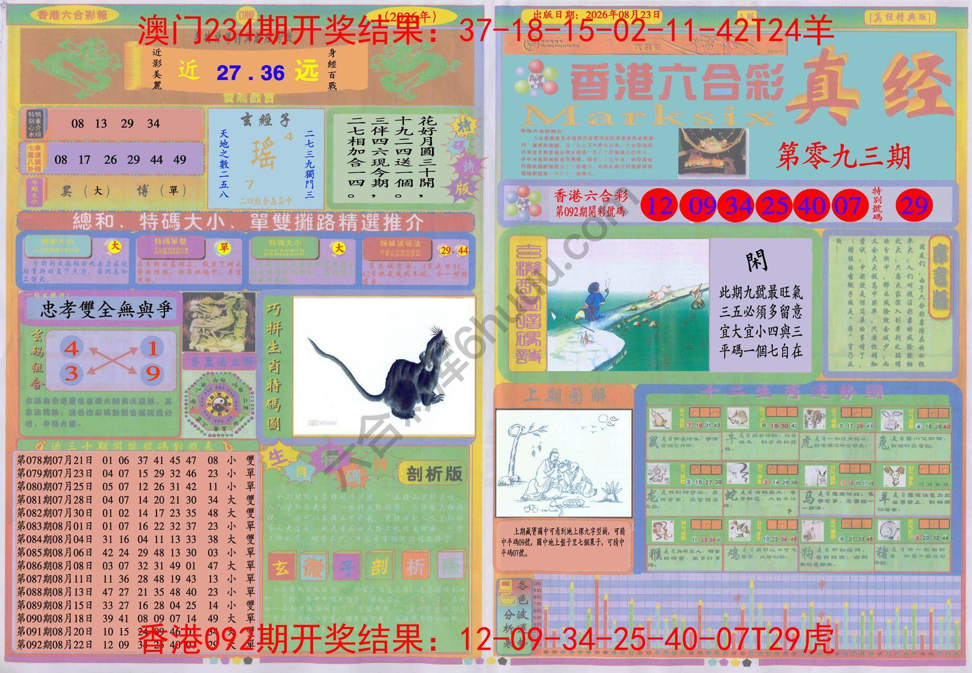 香港六合彩真经