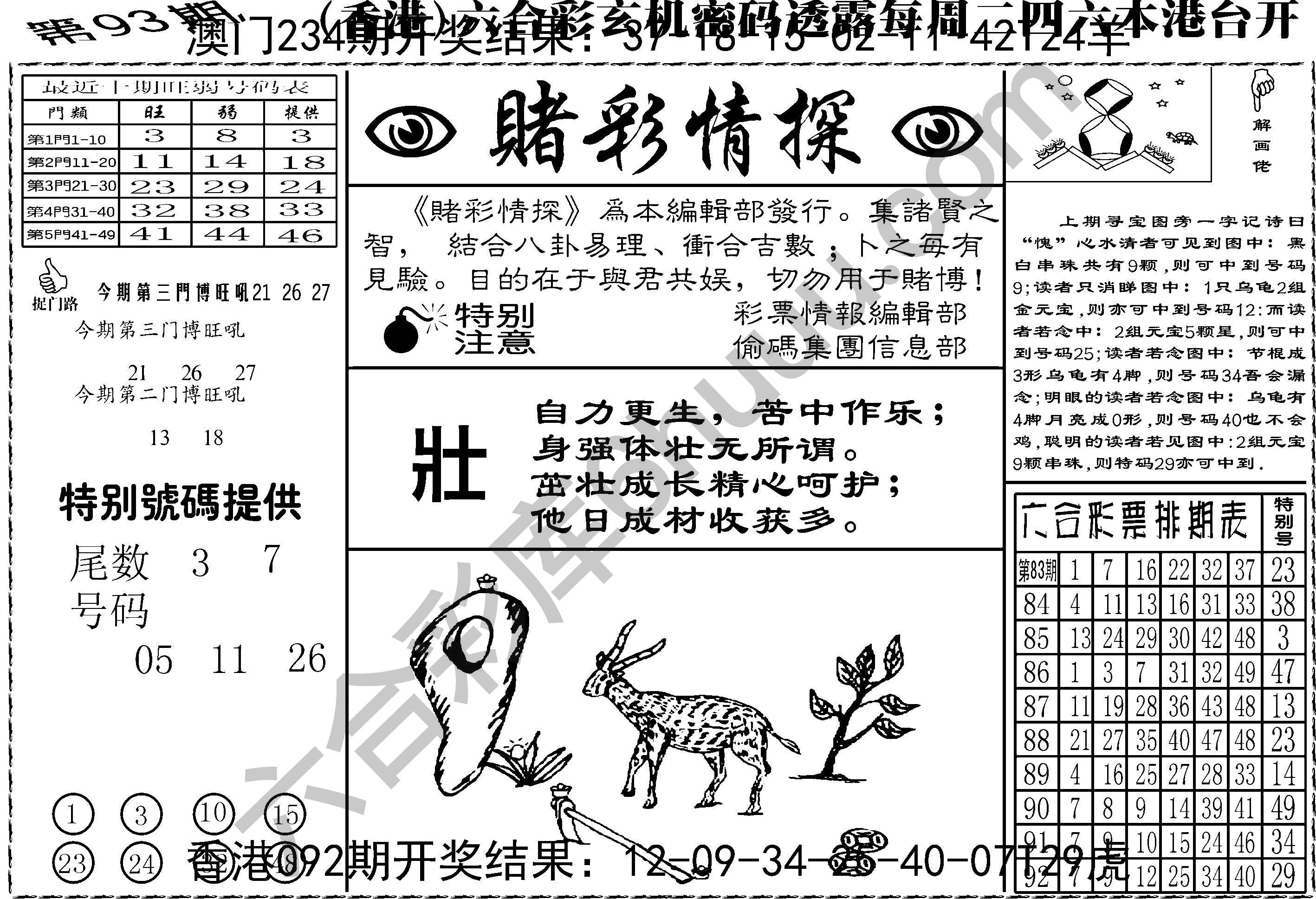 赌彩情探